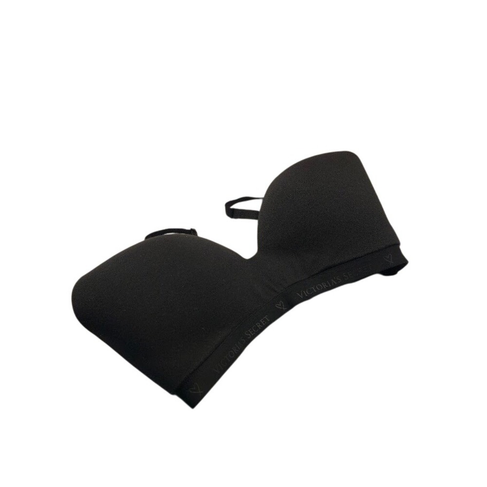 Victoria's Secret Black Sports Bra Size 32DDD Convertible Heart Detail